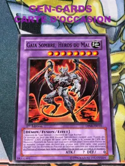 CARTE Yu Gi Oh GAIA SOMBRE, HEROS DU MAL DP06-FR010 1ere edition EXC - Image 1