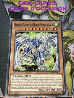 CARTE Yu Gi Oh DRAGON POUSSIERE D'ETOILE/MODE ASSAUT OP10-FR015 - Image 1