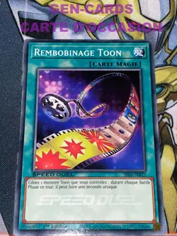 CARTE Yu Gi Oh REMBOBINAGE TOON SS04-FRB21 SPEED DUEL - Image 1