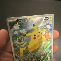 Pikachu SVP 088 Black Star Promo Scarlet And Violet Pokemon Card Near Mint - Image 3