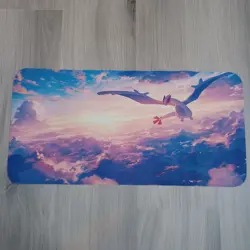 Pokemon TCG Lugia In The Sky Rubber Playmat/Mousemat, Trading Card Game 60x30cm - Image 1