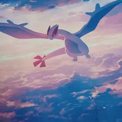Pokemon TCG Lugia In The Sky Rubber Playmat/Mousemat, Trading Card Game 60x30cm - Image 2