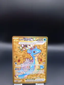 Lapras ex 164 Terapagos UPC Black Star Promo Pokemon Card! - Image 1