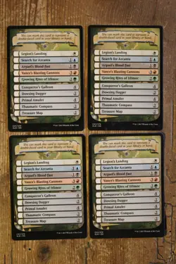 MTG IXALAN CHECKLIST CARD PLAYSET - Image 1