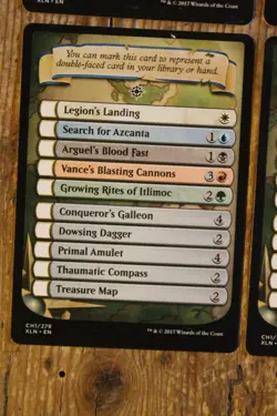MTG IXALAN CHECKLIST CARD PLAYSET - Image 2