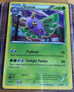 Pokemon TCG Dustox XY Roaring Skies 7/108 Regular Uncommon Card Moderately Play - Image 1