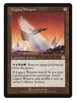 Legacy Weapon MTG Apocalypse Rare LP Lightly Played Single Card - Image 1