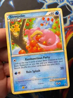 Slowpoke 66/90 HGSS Undaunted - Common Pokemon card LP + - Image 1