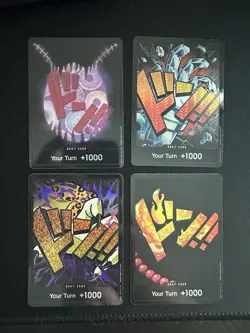 DON!! Card X4 Holo Foils - PRB01 - The best One Piece TCG - Image 1