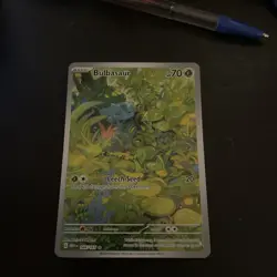 Bulbasaur Holo Card 166/165 Scarlet & Violet 151 Series English - Image 1