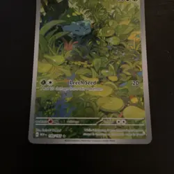 Bulbasaur Holo Card 166/165 Scarlet & Violet 151 Series English - Image 3