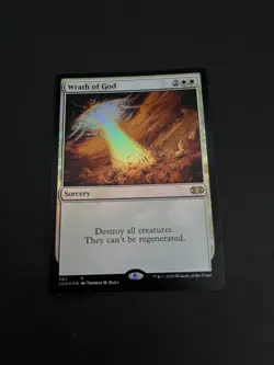 MTG Wrath of God 383 Foil Double Masters Magic The Gathering Trading Card - Image 2