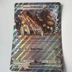 Pokemon TCG Black Star Promo: Bloodmoon Ursaluna ex SVP 177 Jumbo Card - NM - Image 1