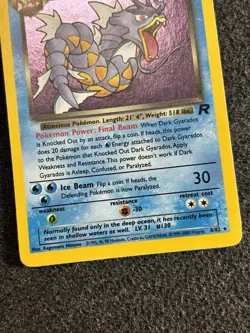Dark Gyarados 8/82 Team Rocket Holo Rare Pokemon Card WOTC Vintage NM - Image 3