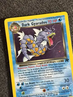 Dark Gyarados 8/82 Team Rocket Holo Rare Pokemon Card WOTC Vintage NM - Image 4