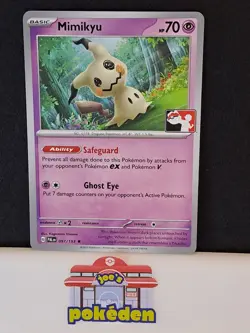 Mimikyu 097/193 Play! Prize Pack Series 4 Pokemon Card Non Holo NM/MT - Image 1