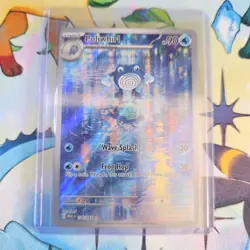 Poliwhirl 176/165 IR Pokemon English Scarlet & Violet Card 151 Mint Condition - Image 1