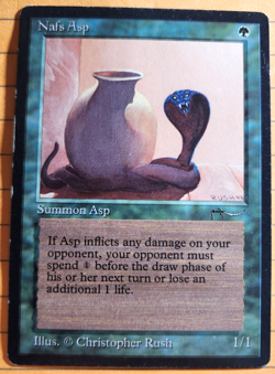 MTG - Naf's Asp (1) - Arabian Nights - Moderate Play - Image 1