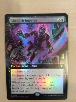 Ghoulish Impetus (Extended Art) Commander Masters Foil - Image 1