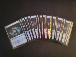 MTG I1 - NEW 25 FOIL SAME ART BASIC LAND AFR #266 PIOTR DURA MATCHED ISLAND LOT - Image 1