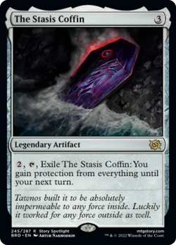 THE STASIS COFFIN X 1 N/M THE BOTHERS' WAR MAGIC THE GATHERING - Image 1