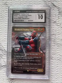 MTG Secret Lair Deadpool Non-Foil Card (1753) CGC 10 - Image 1