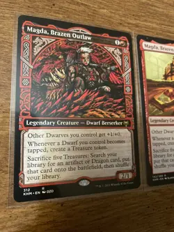 Magda Brazen Outlaw MTG KHM #312 Showcase #142 Lot NP Mint Magic Gathering Cards - Image 4