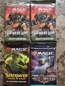 MTG 16x Sealed Booster Packs Lot D&D / Dominaria / Phyrexia Magic The Gathering - Image 4