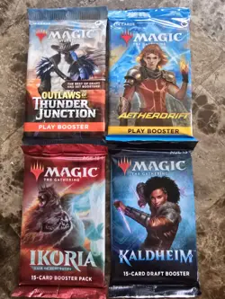 MTG 16x Sealed Booster Packs Lot D&D / Dominaria / Phyrexia Magic The Gathering - Image 5