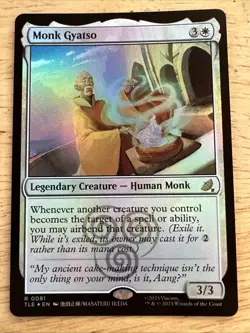 Monk Gyatso - 81 - MTG Avatar: The Last Airbender - Rare - FOIL - Image 1