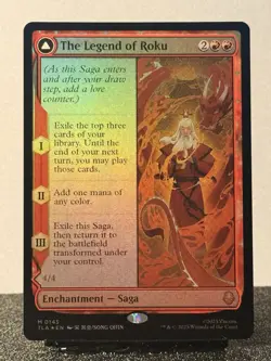 The Legend of Roku 145 Mythic FOIL - MTG Avatar: The Last Airbender TLA NM - Image 1