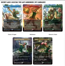 PRESALE MTG Secret Lair FOIL Avatar: The Last Airbender My Cabbages! - Image 1