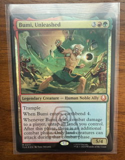 FOIL Bumi, Unleashed MTG Avatar: The Last Aribender Magic the Gathering Mythic - Image 1
