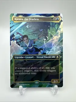 Katara, the Fearless (Borderless) (Foil) MTG Avatar: The Last Airbender - NM - Image 1
