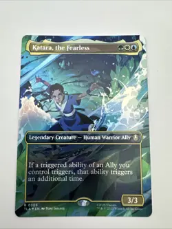 Katara, the Fearless (Borderless) (Foil) MTG Avatar: The Last Airbender - NM - Image 3