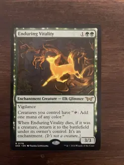 MTG Enduring Vitality Duskmourn: House of Horror Regular #0176 - Image 1