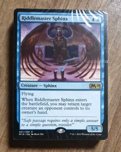 MTG Welcome Deck 2019 Sealed Blue Riddlemaster Sphinx - BNIW Magic the Gathering - Image 1