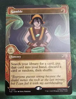 ~ Gamble (Showcase) ~ NM ~ MTG: Avatar ~ MTG ~ - Image 1
