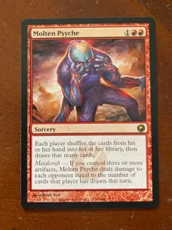 MTG Magic the Gathering Molten Psyche Scars of Mirrodin Regular LP/NM - Image 1
