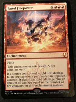 Fated Firepower - TLA - MTG - EN - NM - 0132 - Image 1