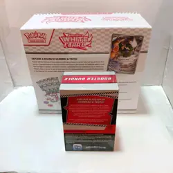 Pokemon Scarlet & Violet White Flare Elite Trainer Box And Booster Bundle Lot - Image 2