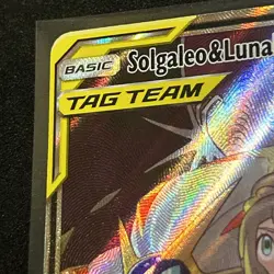 Pokemon TCG Solgaleo & Lunala GX Full Art Holo Card 216/236 Sm-Cosmic Eclipse - Image 2
