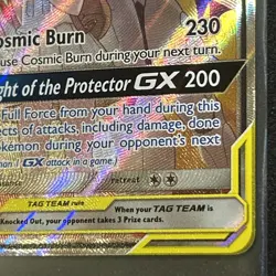 Pokemon TCG Solgaleo & Lunala GX Full Art Holo Card 216/236 Sm-Cosmic Eclipse - Image 4