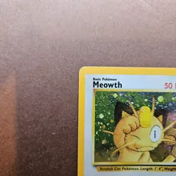 Meowth 10 Pokemon Black Star Promo Holo Card - HP - Image 2