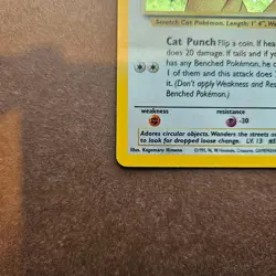 Meowth 10 Pokemon Black Star Promo Holo Card - HP - Image 4