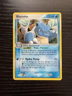 Pokemon TCG 2006 Blastoise 14/100 Crystal Guardians Cosmos Holo Rare Card NM - Image 1