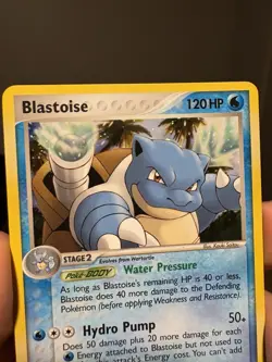 Pokemon TCG 2006 Blastoise 14/100 Crystal Guardians Cosmos Holo Rare Card NM - Image 4