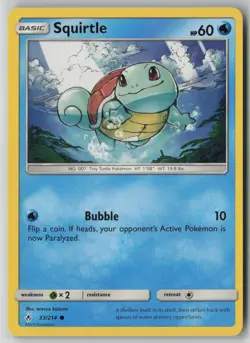 Squirtle 33/214 Pokemon Unbroken Bonds Common Near Mint Card (NM) 1 - Image 1