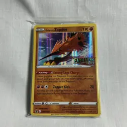 Galarian Zapdos Pokemon TCG Evolving Skies Pre-release Promo Pack Factory Sealed - Image 2