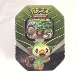 Pokemon TCG - Galar Partners International Tin - Rillaboom V - SPANISH - 4 Packs - Image 1